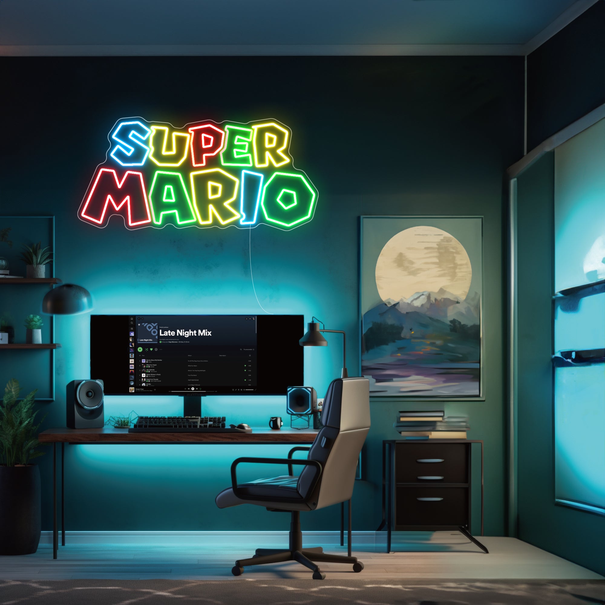 Super Mario - Néon LED