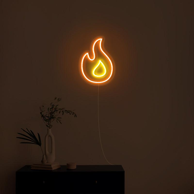 Flamme - Néon LED - Mon Joli Neon