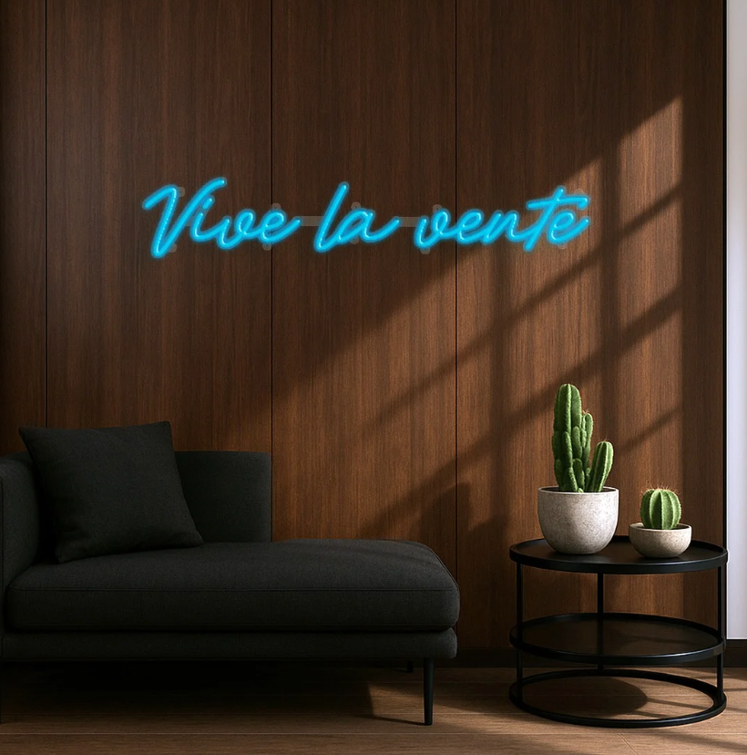 Vive la vente + Uptoo - Néons LED