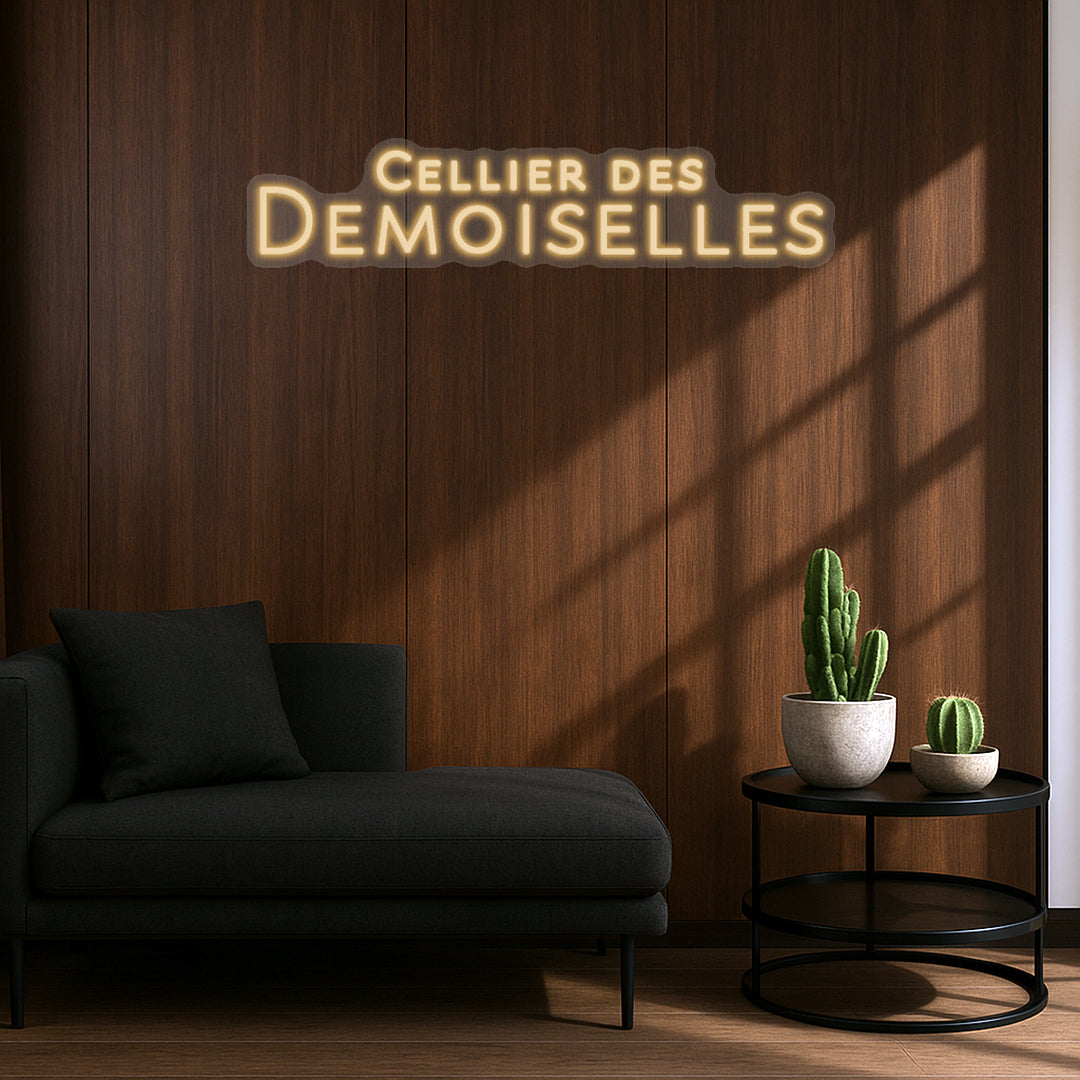 Cellier des Demoiselles - Néon LED