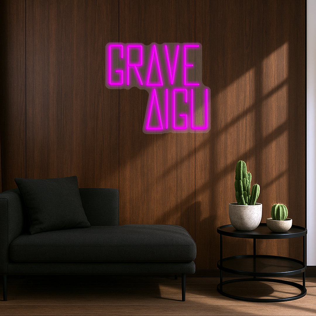 Grave Aigu - Néon LED