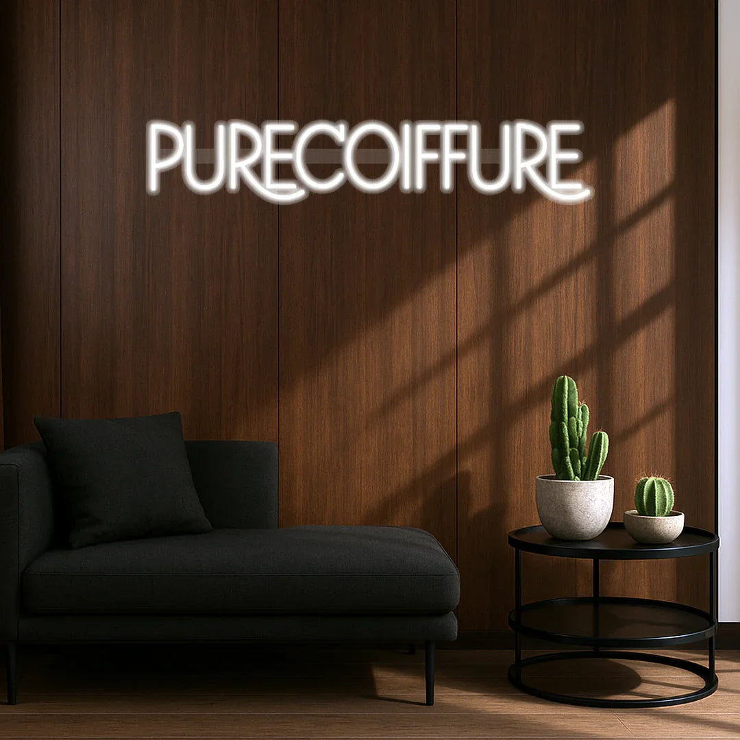 Pure coiffure - Néon LED