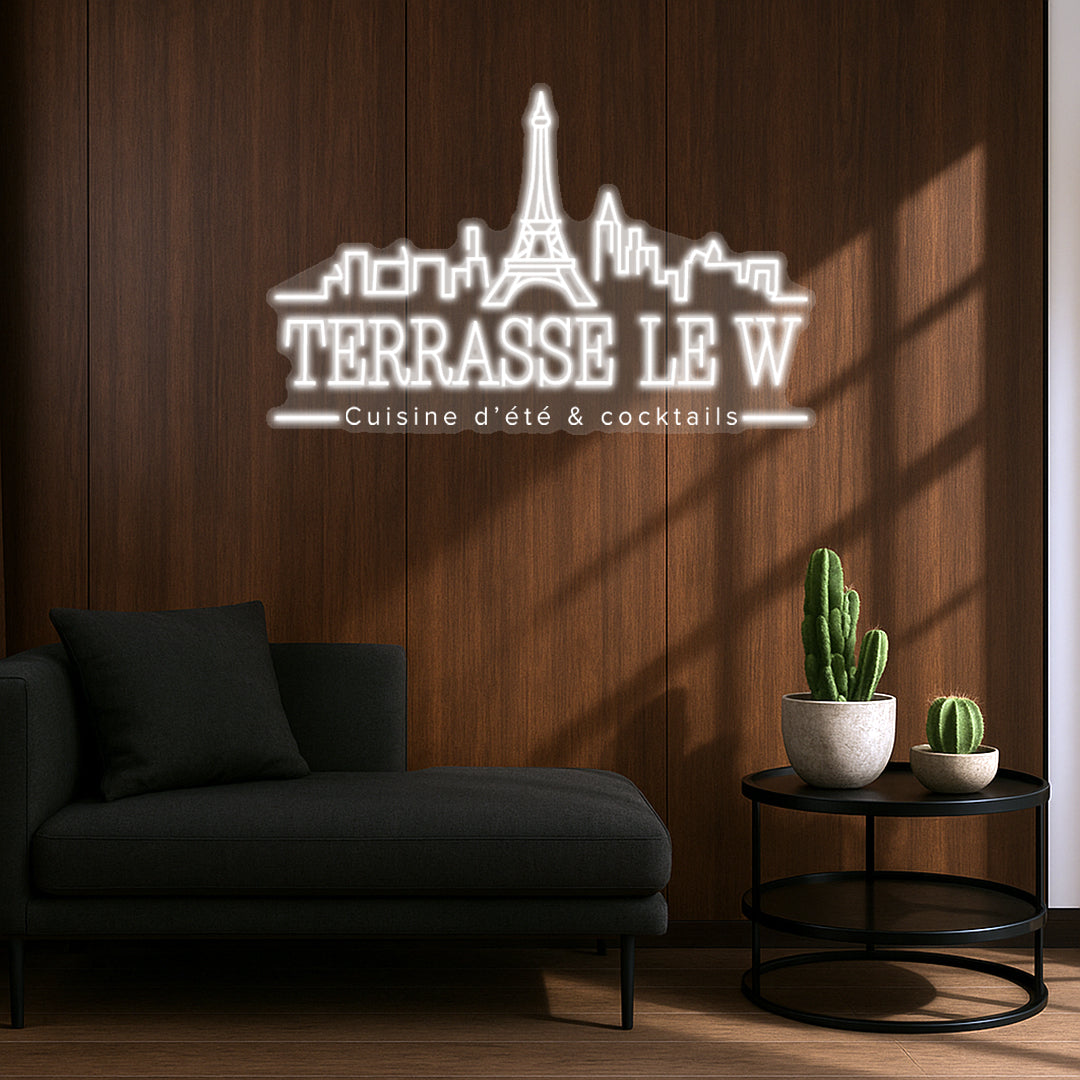 Terrasse le W - Néon LED