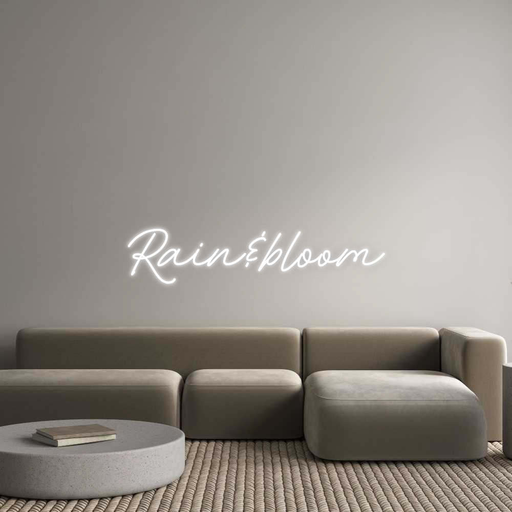 Néon LED : Rain&bloom