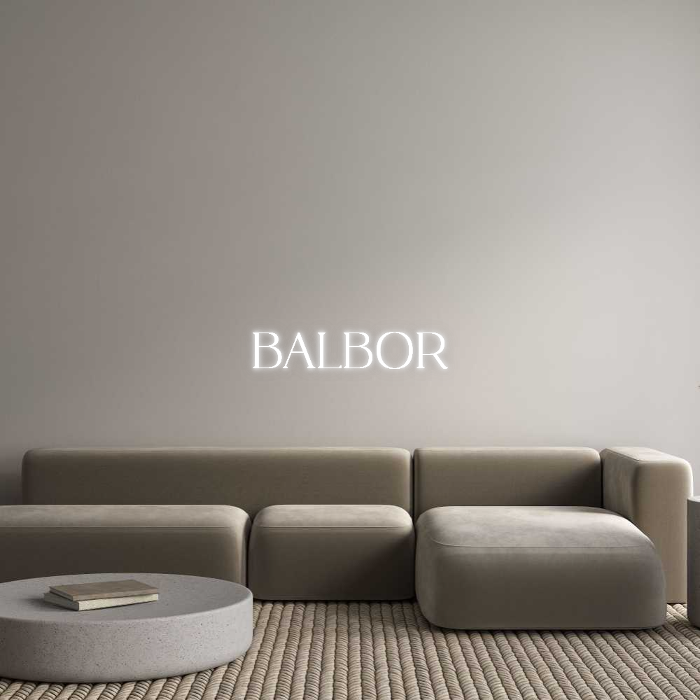 Néon LED : BALBOR
