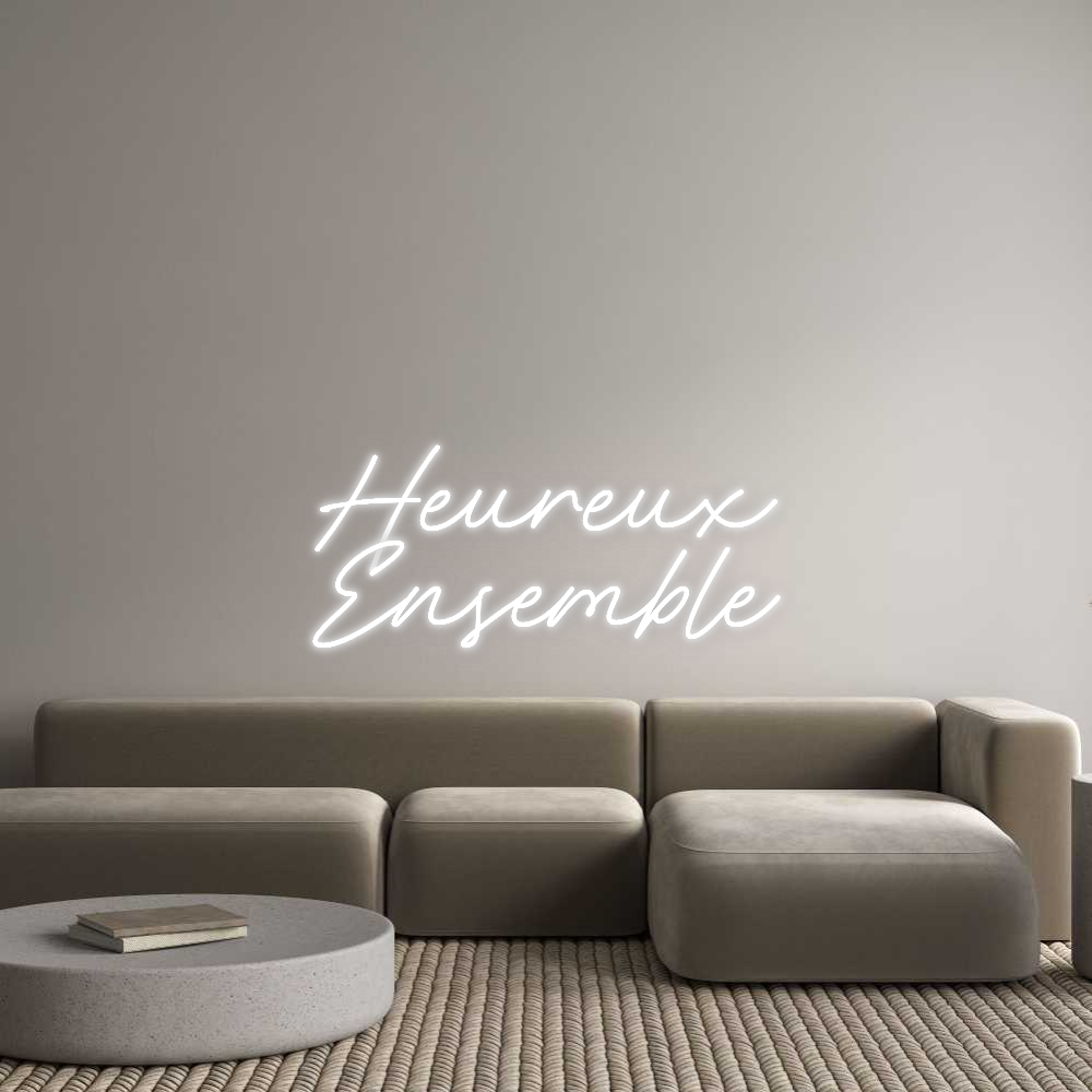 Néon LED : Heureux
Ense...