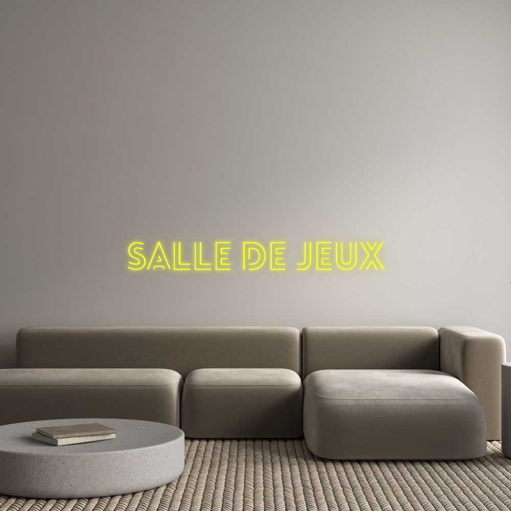 Néon LED : Salle de jeux