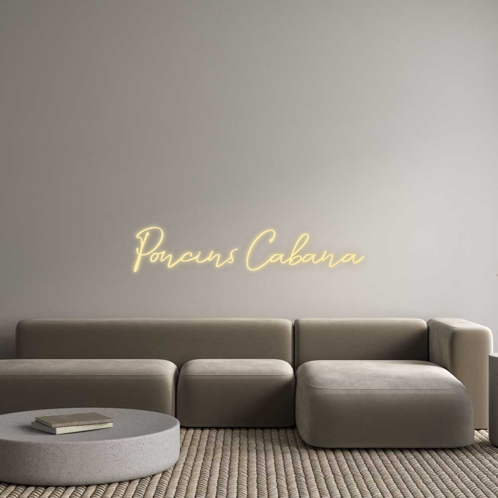 Néon LED : Poncins Cabana