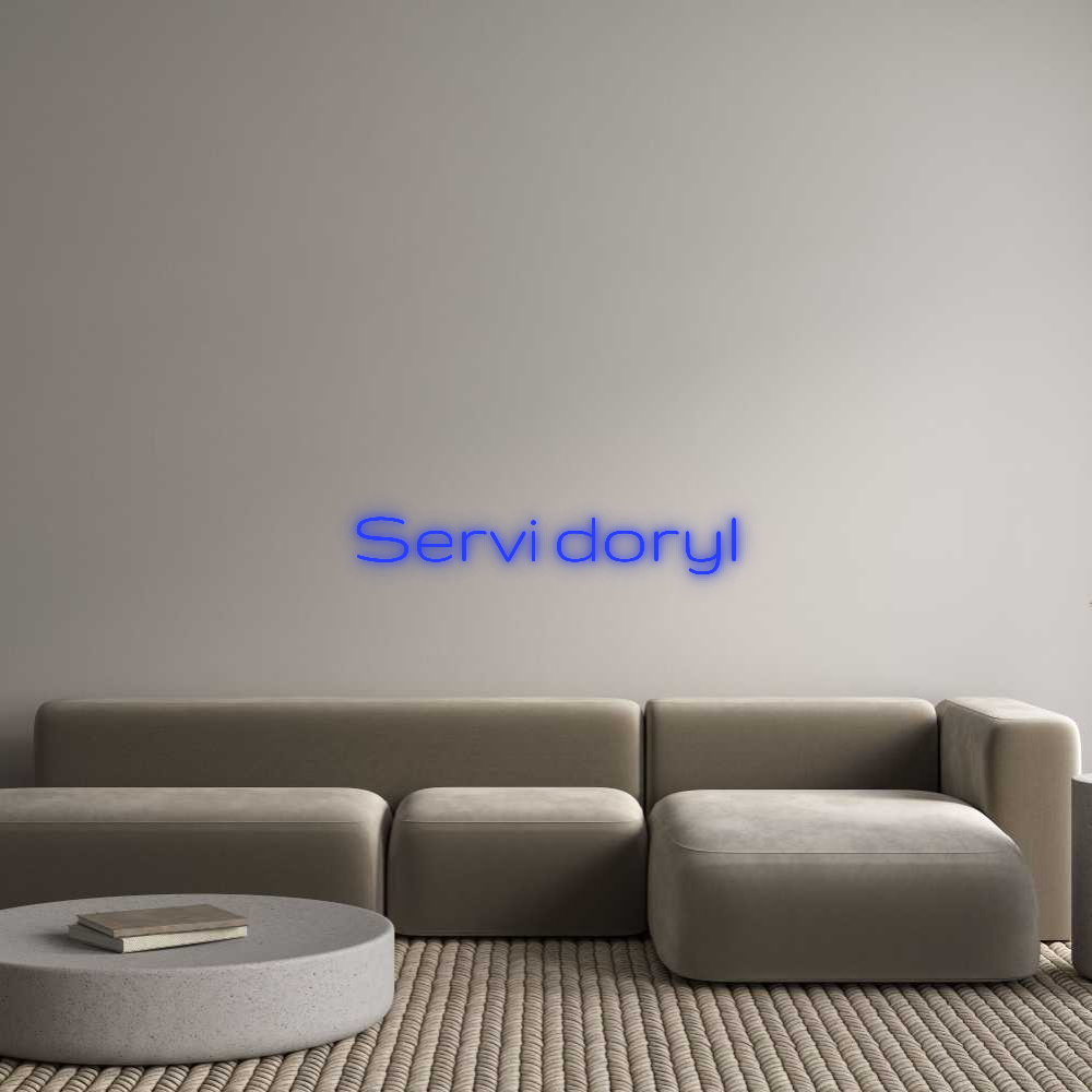 Néon LED : Servi doryl