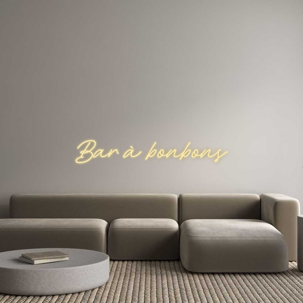 Néon LED : Bar à bonbons