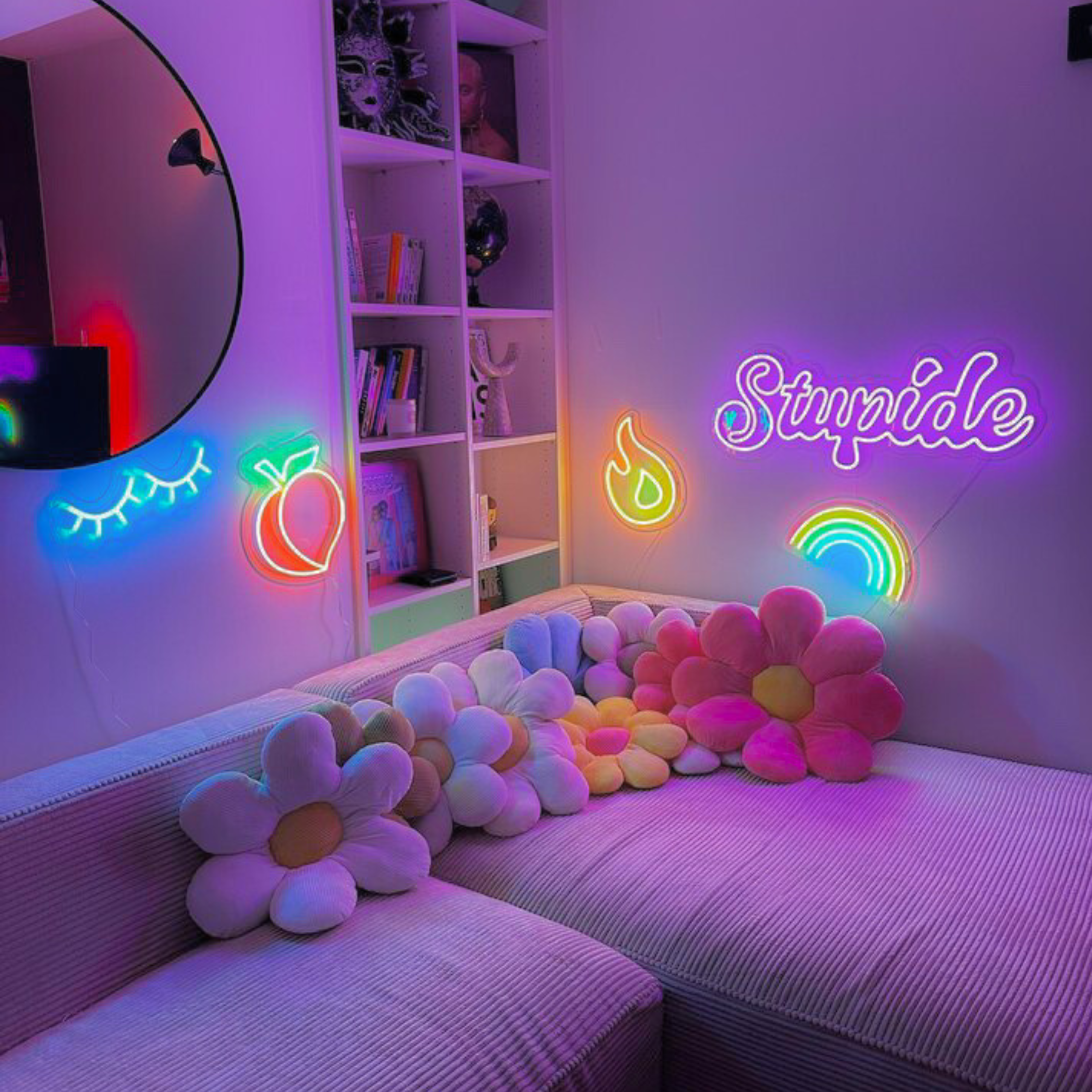 Néon personnalisé Néon LED Cadeaux personnalisés Décoration esthétique pour  la maison et la chambre Enseignes au néon personnalisées -  France