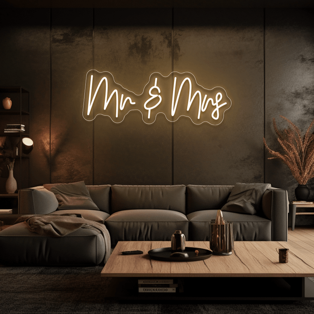 Mr & Mrs - Néon LED