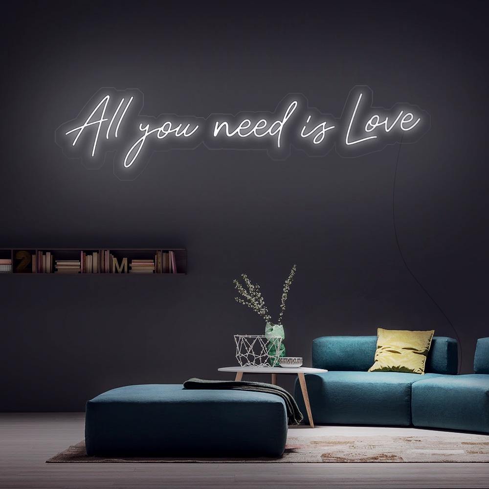 All You Need Is Love - Néon LED - Mon Joli Neon