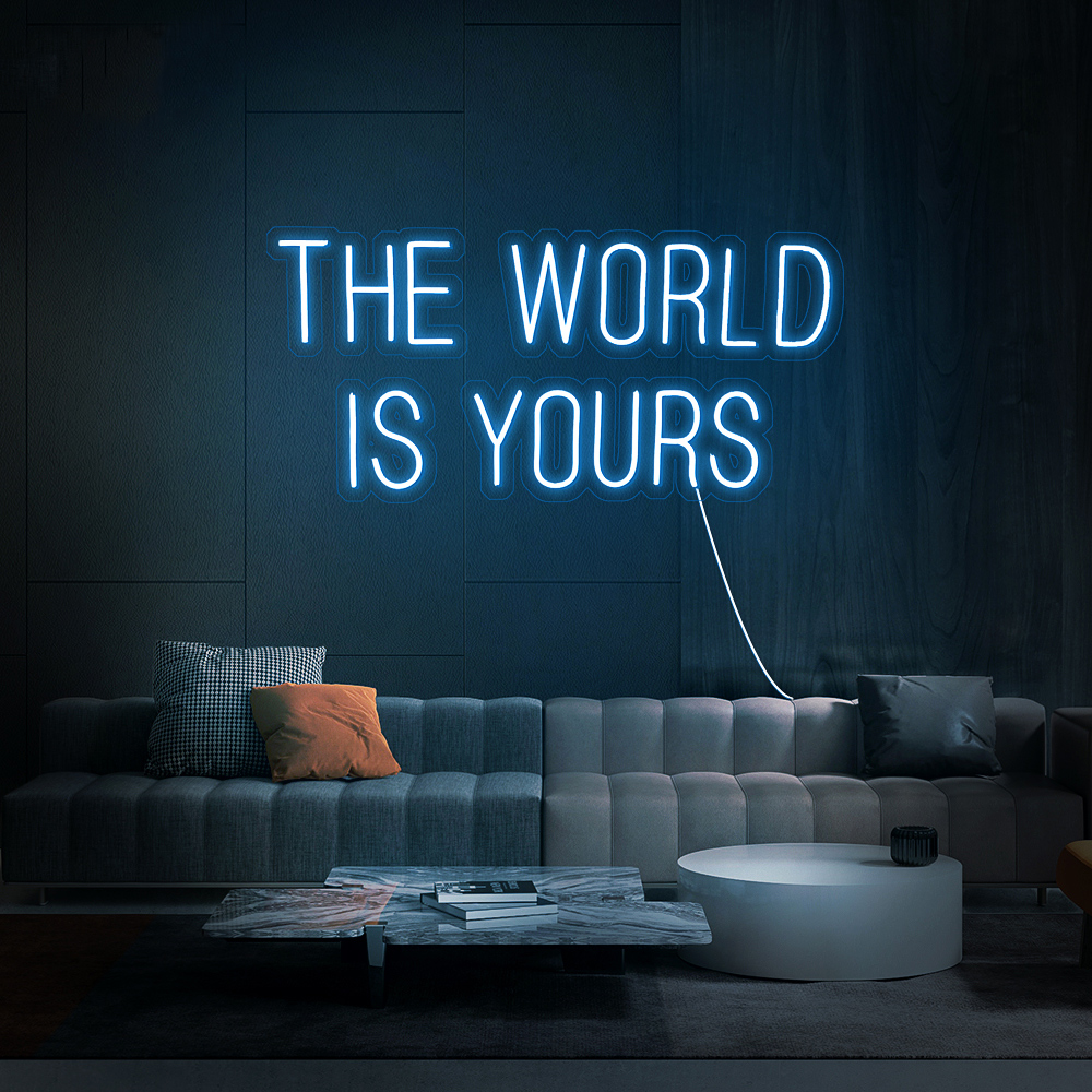 The World Is Yours - Néon LED - Mon Joli Neon