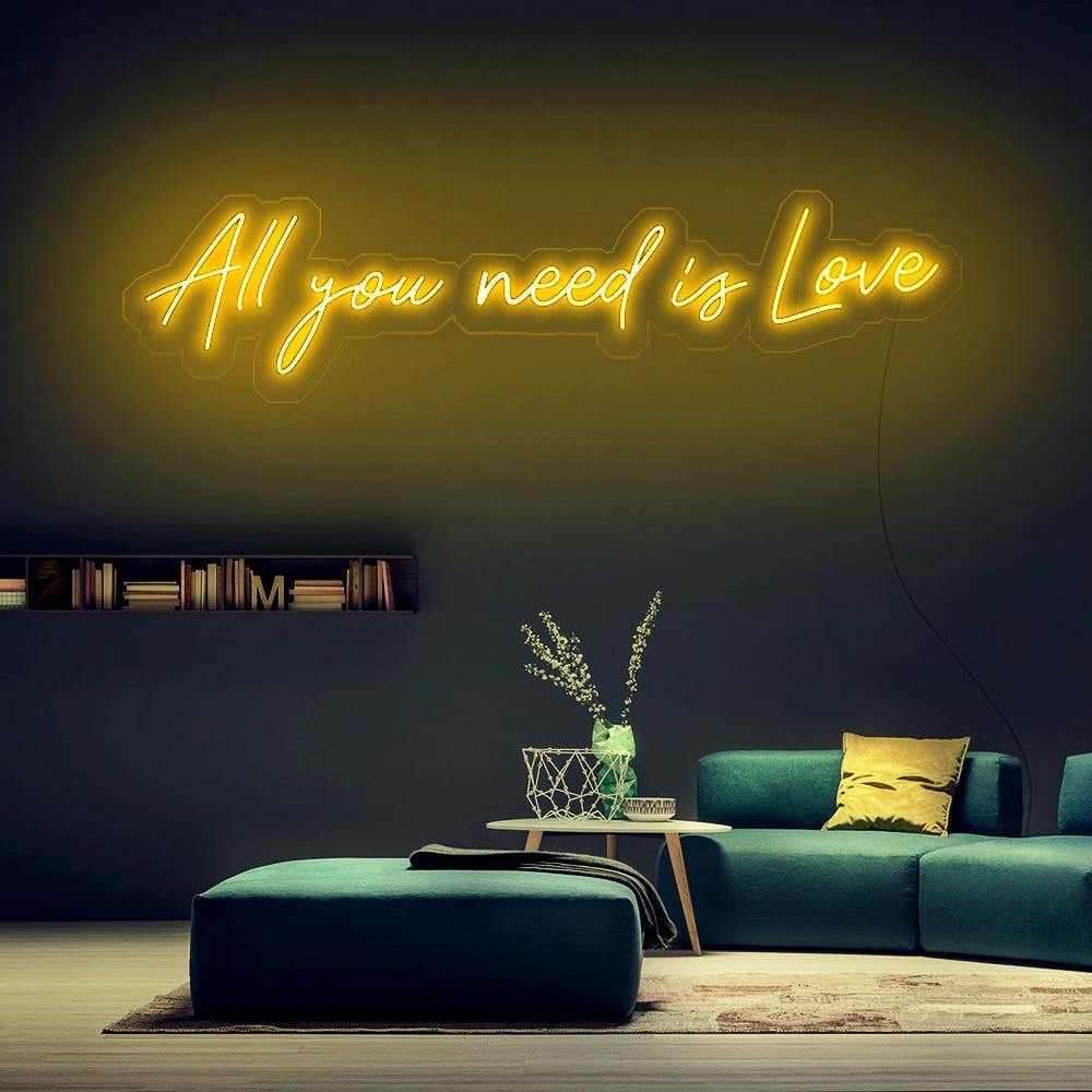 All You Need Is Love - Néon LED - Mon Joli Neon