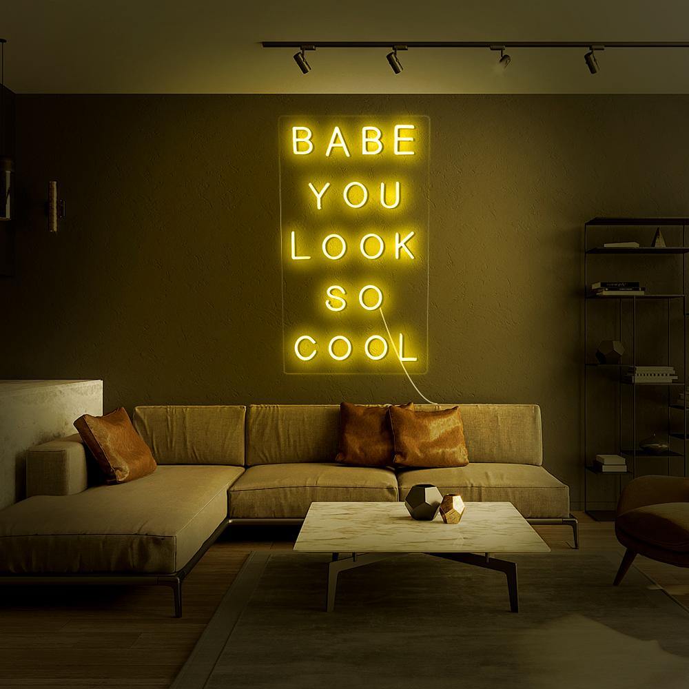 Babe You Look So Cool - Néon LED - Mon Joli Neon