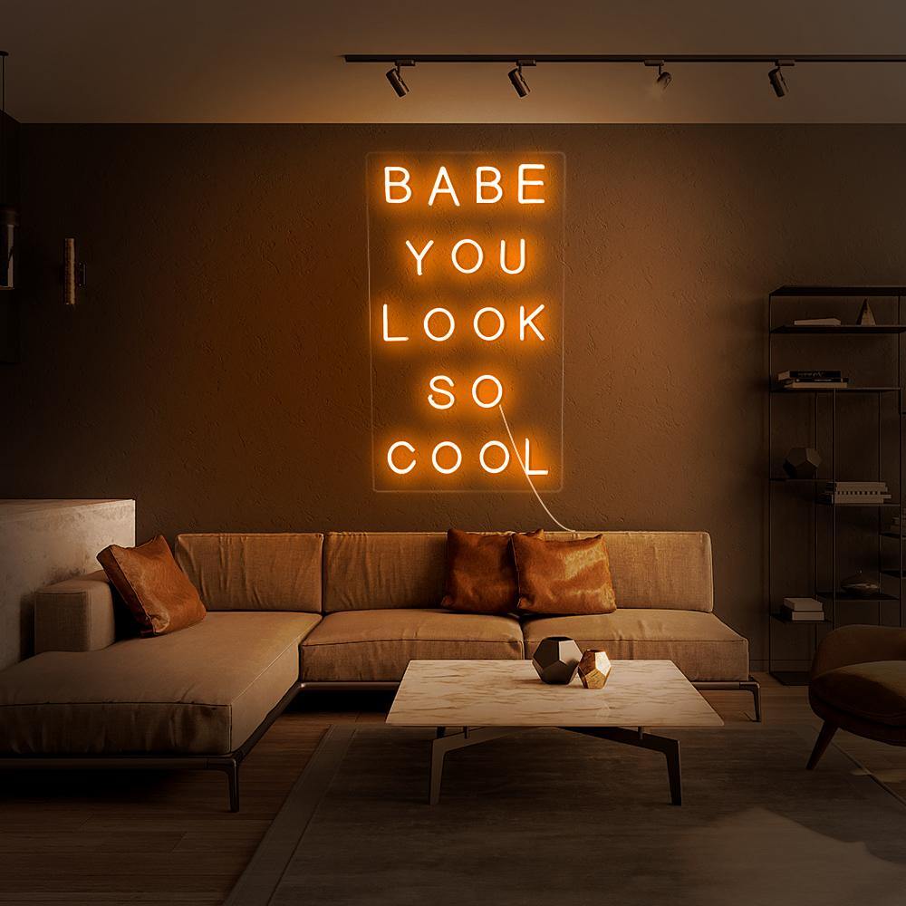 Babe You Look So Cool - Néon LED - Mon Joli Neon