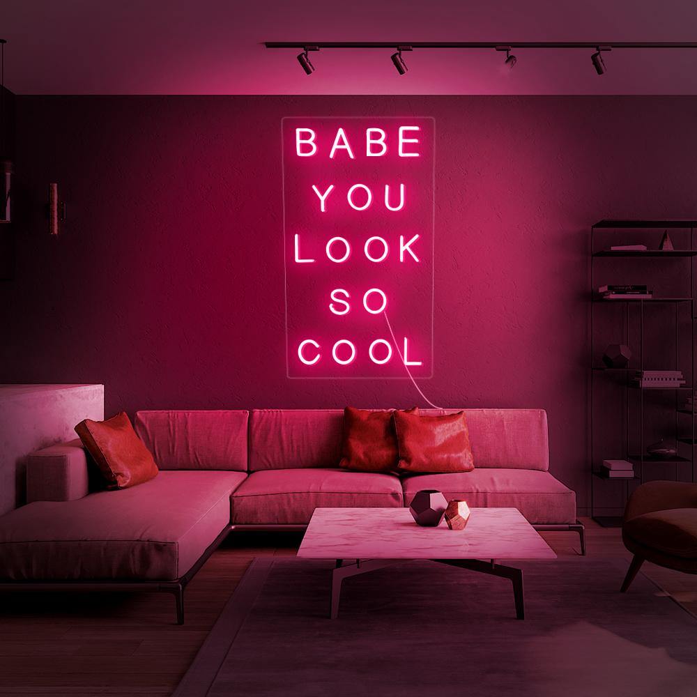 Babe You Look So Cool - Néon LED - Mon Joli Neon