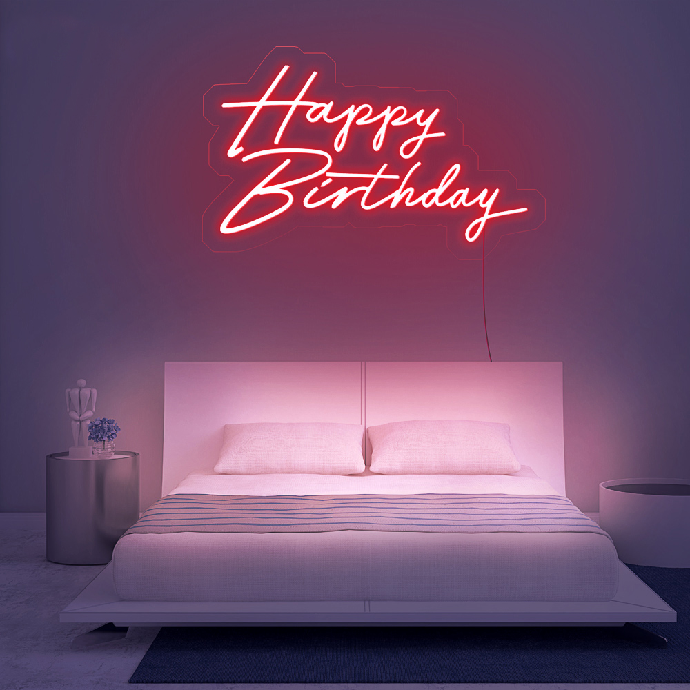 Happy Birthday - Néon LED - Mon Joli Neon