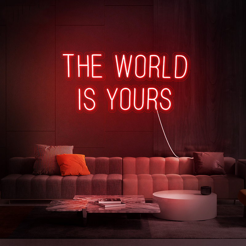The World Is Yours - Néon LED - Mon Joli Neon