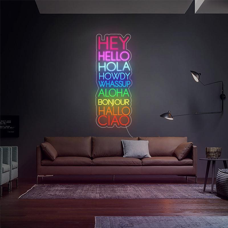 Bonjour - Néon LED - Mon Joli Neon