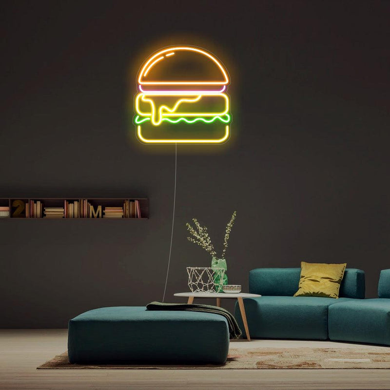 Burger - Néon LED