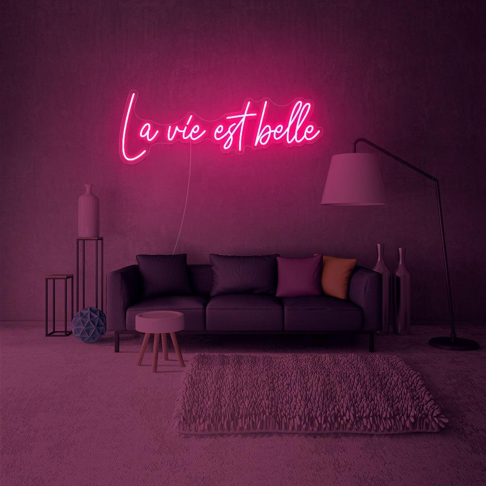 La Vie Est Belle - Néon LED - Mon Joli Neon